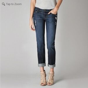 NWOT Fidelity Denim Axl Relaxed Skinny Jeans size 25